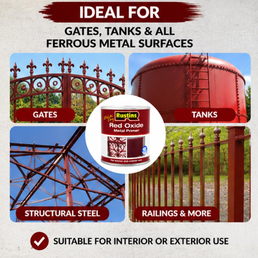 Rustins Rotoxid-Metallgrundierung, 5 l