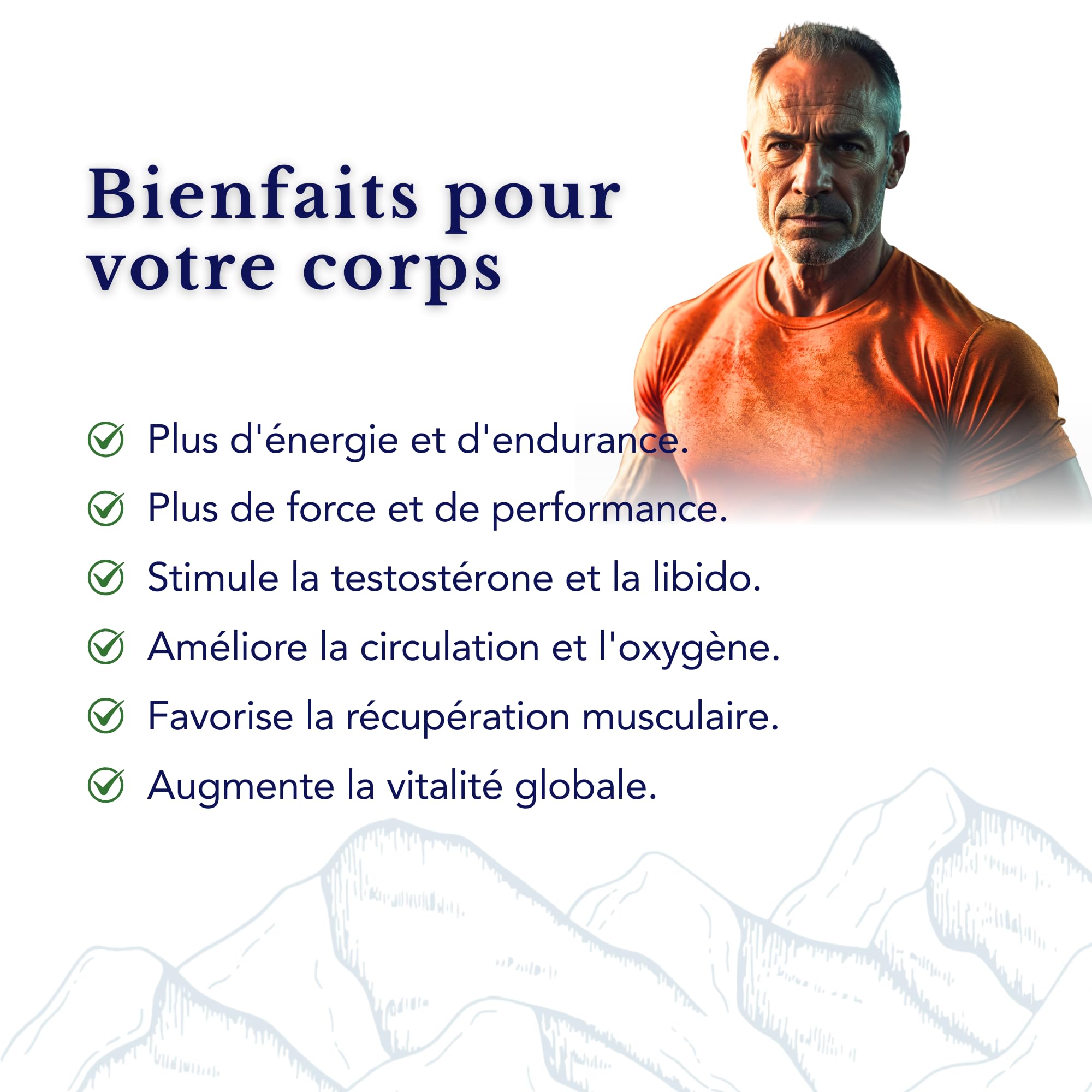 Tribulus Terrestris, Maca, L-Citrulline, Cordyceps, Ginseng - SmartAbsorb™ | pour l’énergie, la performance & l’immunité | 28 sachets quotidiens
