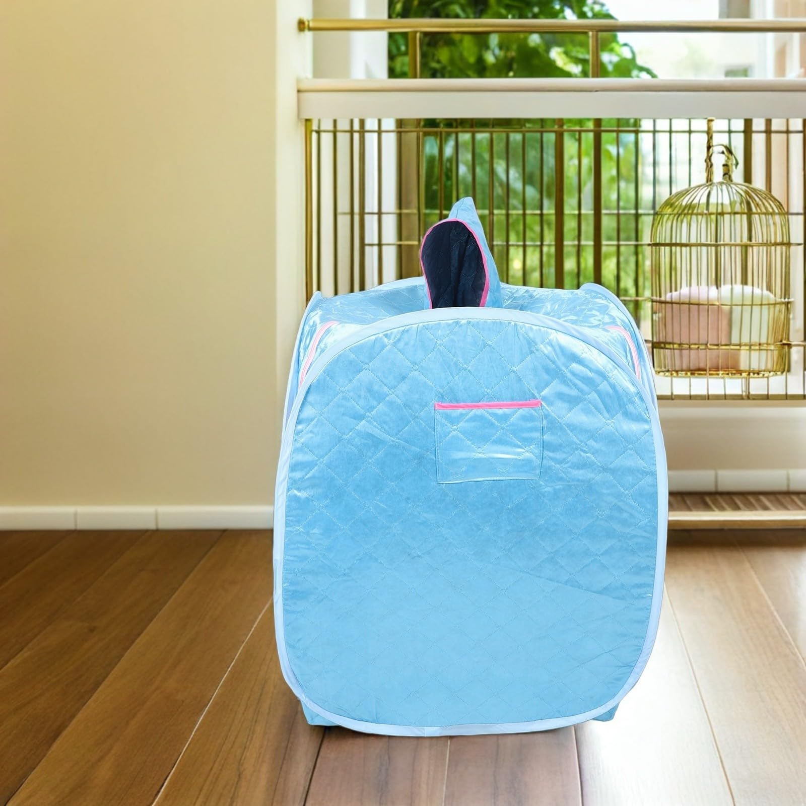 Toddmomy Sauna Tela Pequeños de Diseño Adecuado para Apartamentos Compacto Portátil Vapor Húmedo Plegable y Bienestar Personal