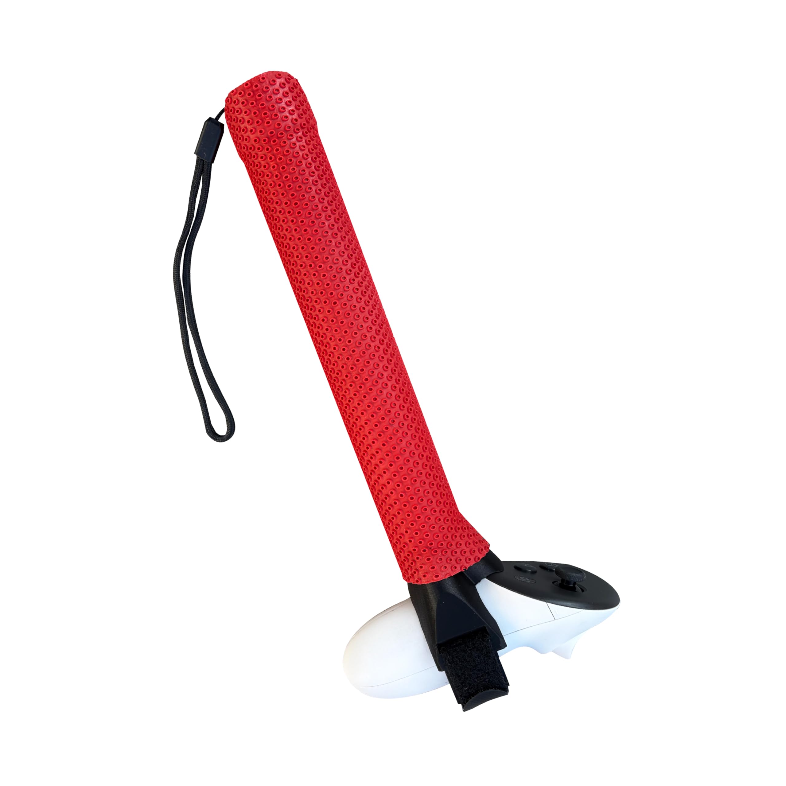 LITE Cricket Bat Grip for iB Cricket. Compatible with Meta Quest 3s/3 and Quest Pro. Suitable for left or right hand, required right controller only. VR Grip Accessory.
