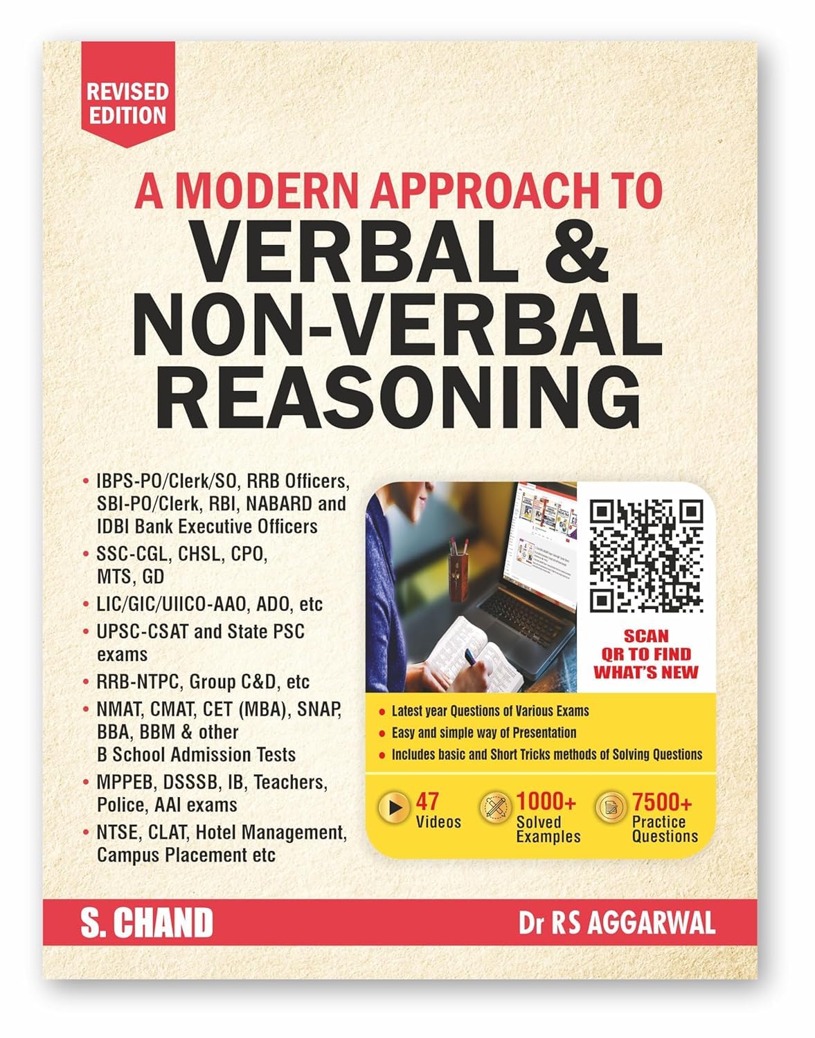 A Modern Approach to Verbal & Non Verbal Reasoning Book (New Edition 2026-2027) Practice Questions + PYQ | Best for SSC CGL/CHSL/MTS/GD, IBPS/SBI Bank PO/Clerk/CLAT/Railway/CAT/MAT/Police/UPSC Exams