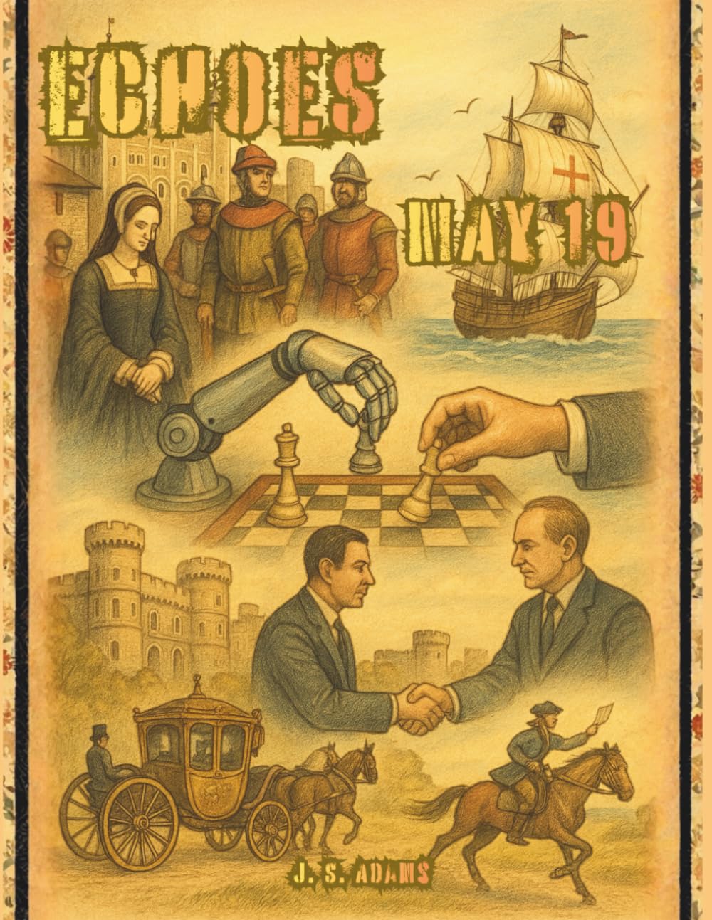 Echoes: May 19: A Coloring Journey Through May 19th in History (Echoes: A Coloring Journey Through History)