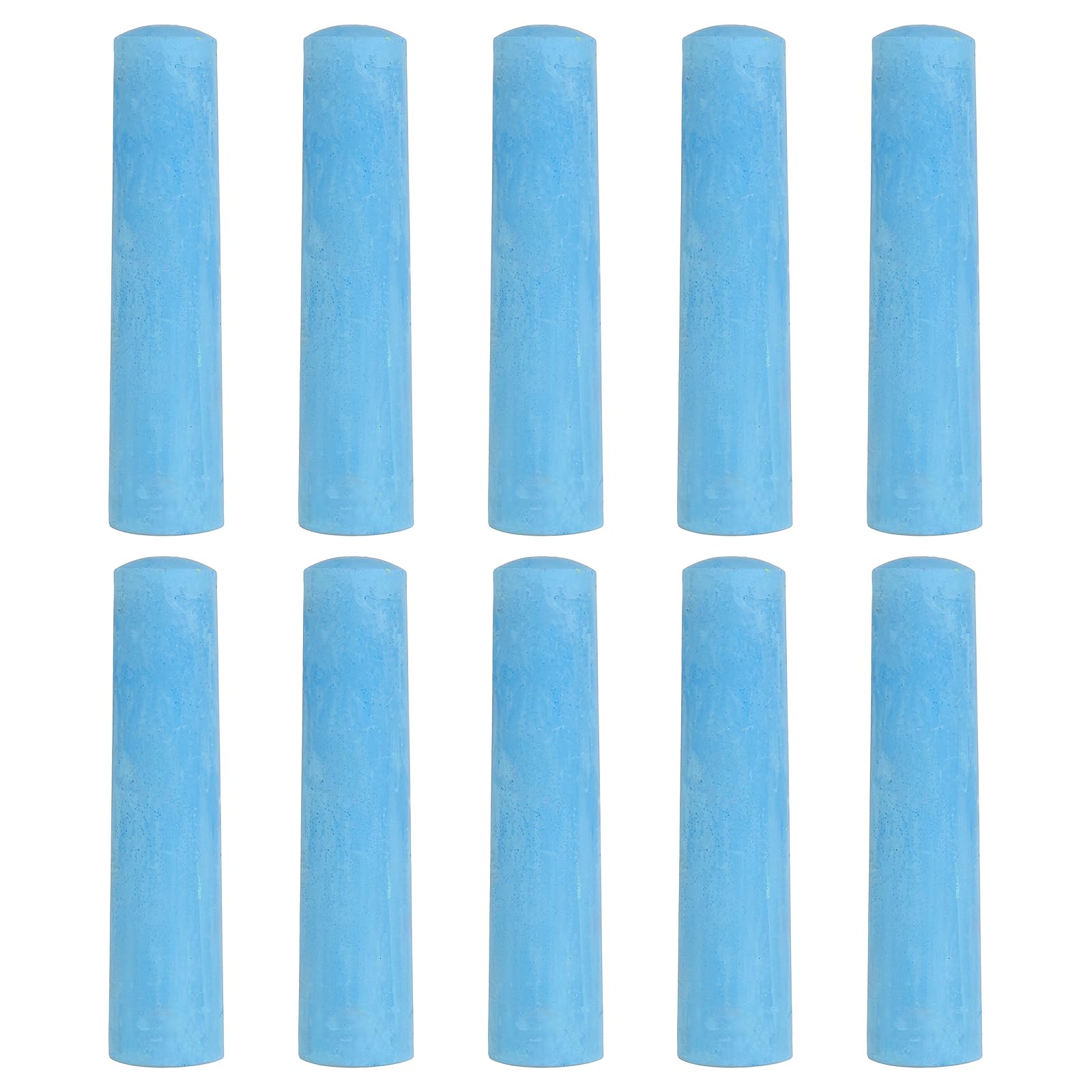 PATIKIL 10 PCS Dustless Chalk, Blue Sidewalk Chalk Large Solid Huge Washable Street Chalks for Outdoor Adults Painting Graffiti Art