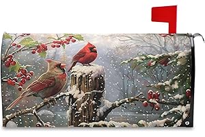 Christmas Mailbox Cover Magnetic Festive PMFTRYUER