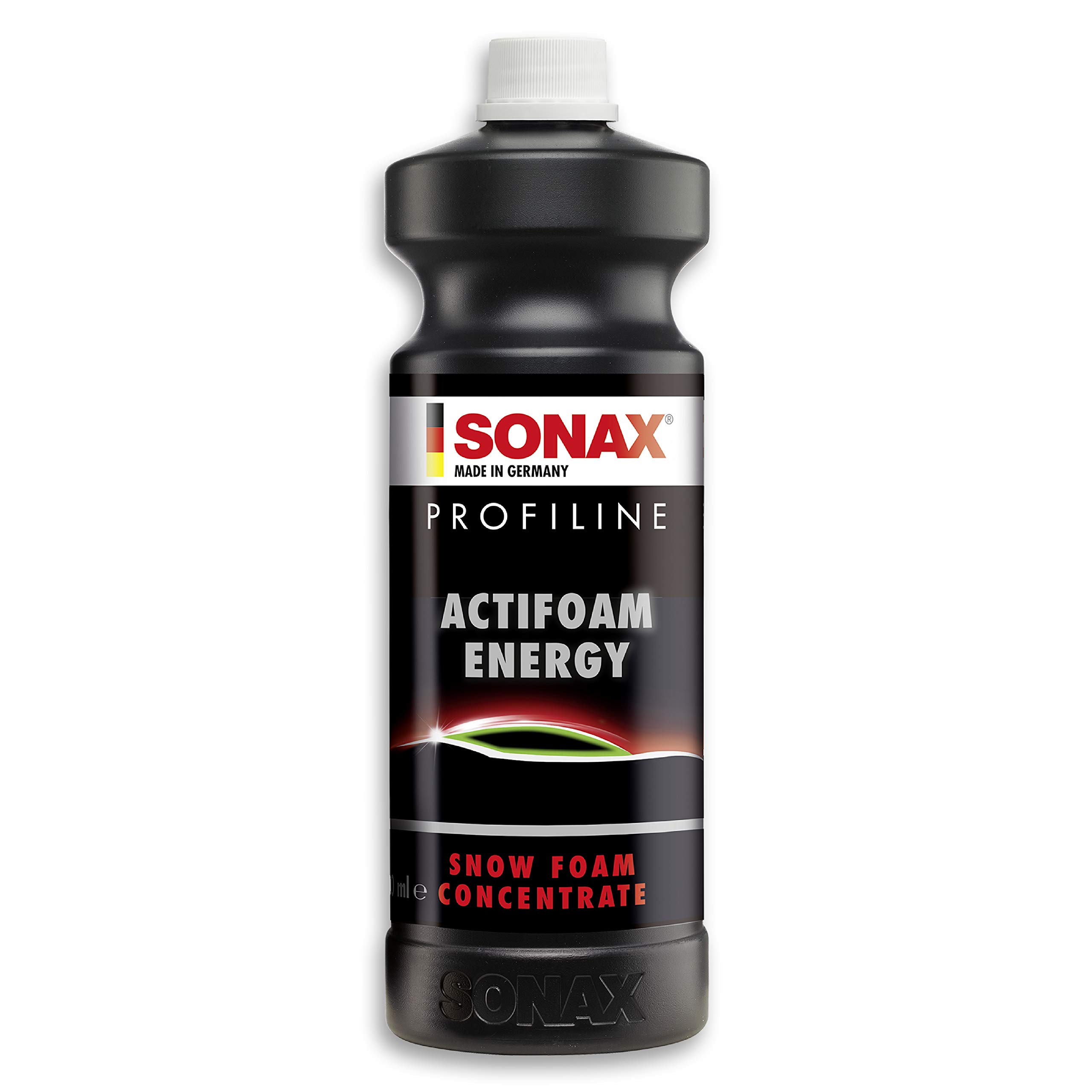 Sonax 04965410 Foamsprayer Pulverizador De Presión Champú Coche 1 Litro (1 Unidad) + No De Artículo 06183000 Profiline Actifoam Energy Limpiador Con Fuerza De Espuma (1 Litro)