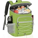 Cooler Backpack, Portable Insulated Leakproof Backpack for 33 Cans (330ml), Lightweight Insulated Soft Cooler Backpack for Picnic, BBQ Camping, Lunch, Beach and Hiking, for Men and Women