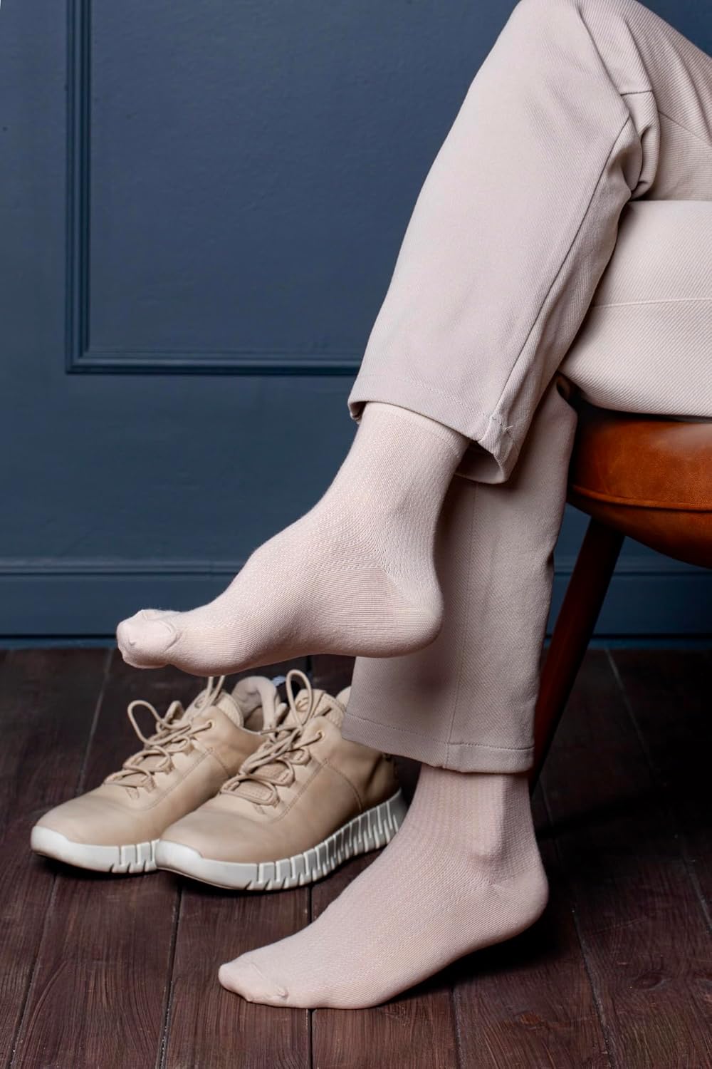 NUDUS Combed Cotton Socks – 5 Pairs Gift Box - Premium Quality, Thin, Lightweight, Breathable Business Casual Socks - Image 5