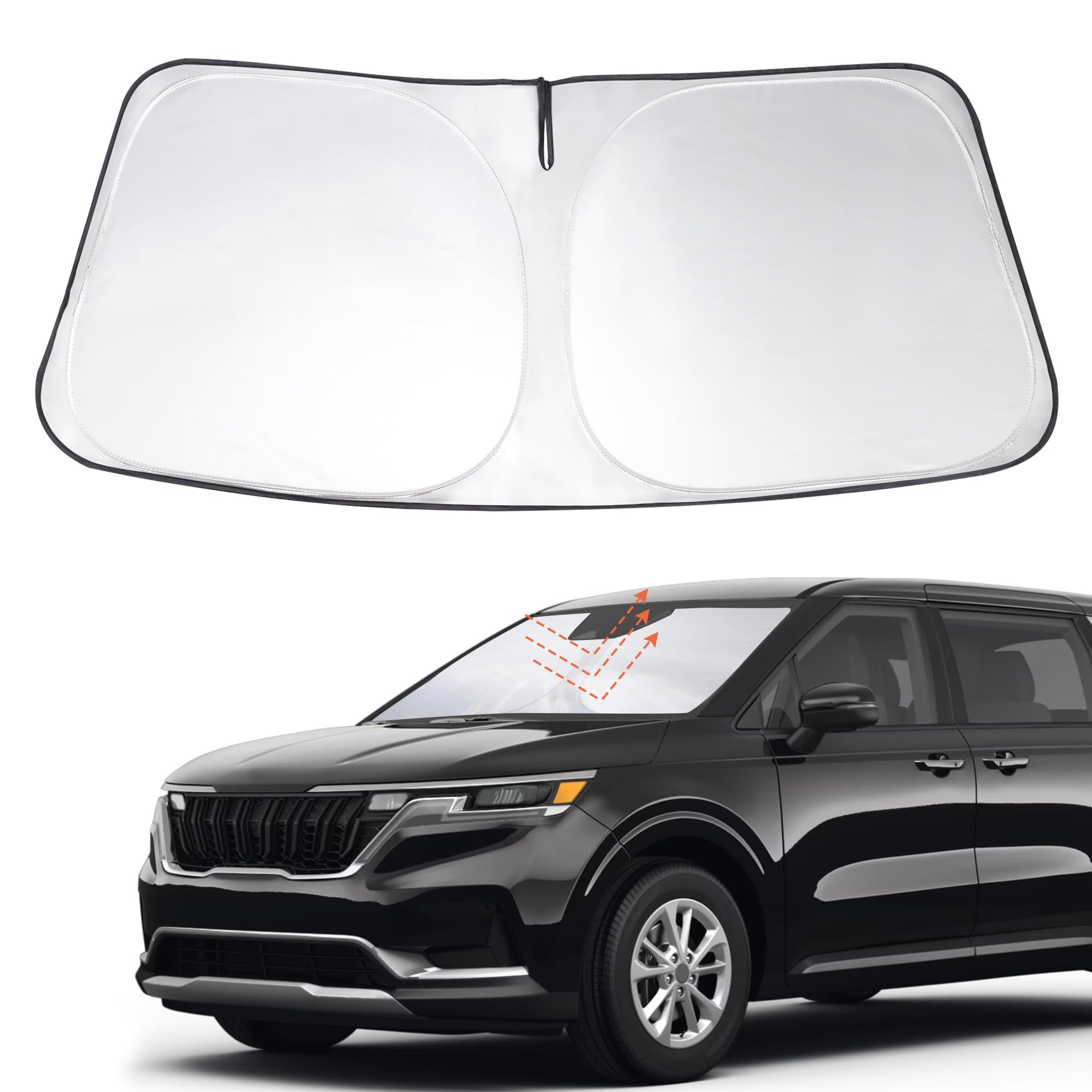 Windshield Sun Shade Sunshade for 2022-2025 2026 Kia Carnival