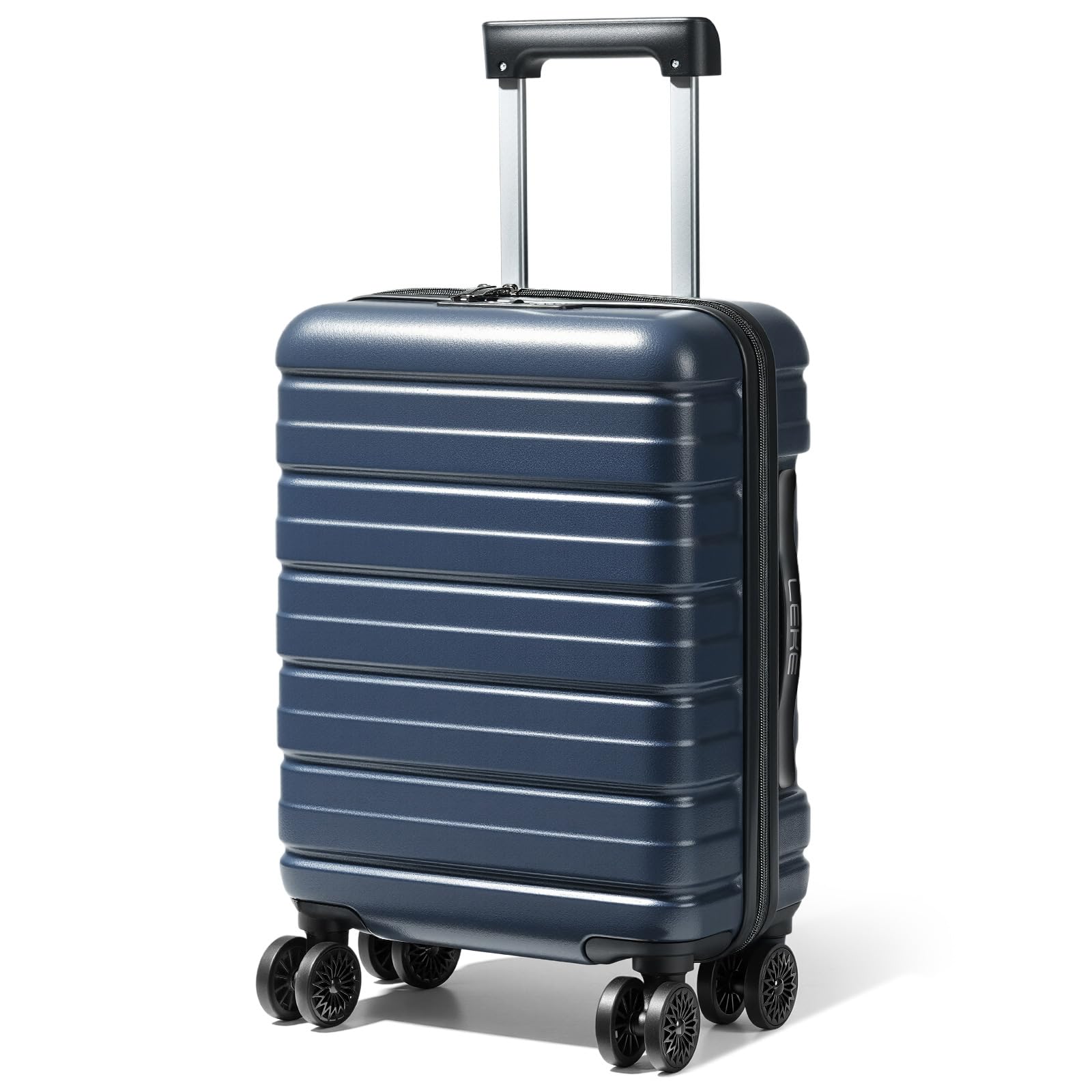 Lekesky Carry On Luggage 22x14x9 Airline Approved, 20 Inch Hard Shell Suitcase with TSA Lock, Lightweight Spinner Wheels Durable ABS Carry-On for Travel Weekend Trips Men Women, Blue