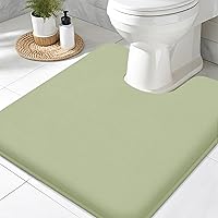 Vista 88 de Smiry Alfombra de Baño de Espuma Viscoelástica 47x24, Alfombras de Baño Extra Suaves y Absorbentes, Alfombra Antideslizante Lavable para Suelo, Gris