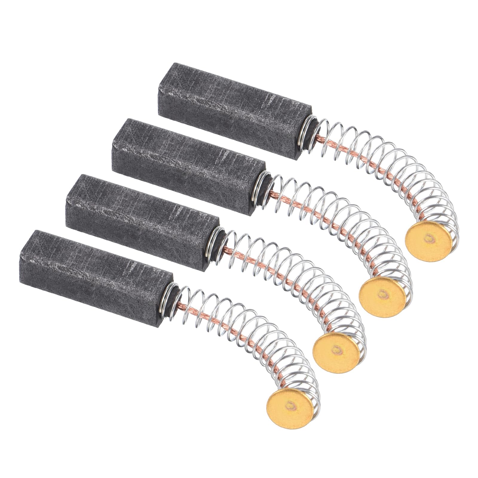 QUARKZMAN 6mm x 6mm x 20mm Carbonio Spazzola, Spazzola di Carbone di Ricambio 4 Pezzi Motore Carbonio Spazzola Carboncini Motore Elettrico per Utensili Elettrici