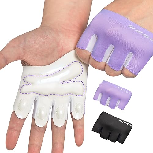 RIGWARL Guantes de levantamiento de pesas mínimas para hombres y mujeres, transpirables a mano descubierta, guantes de entrenamiento de gimnasio