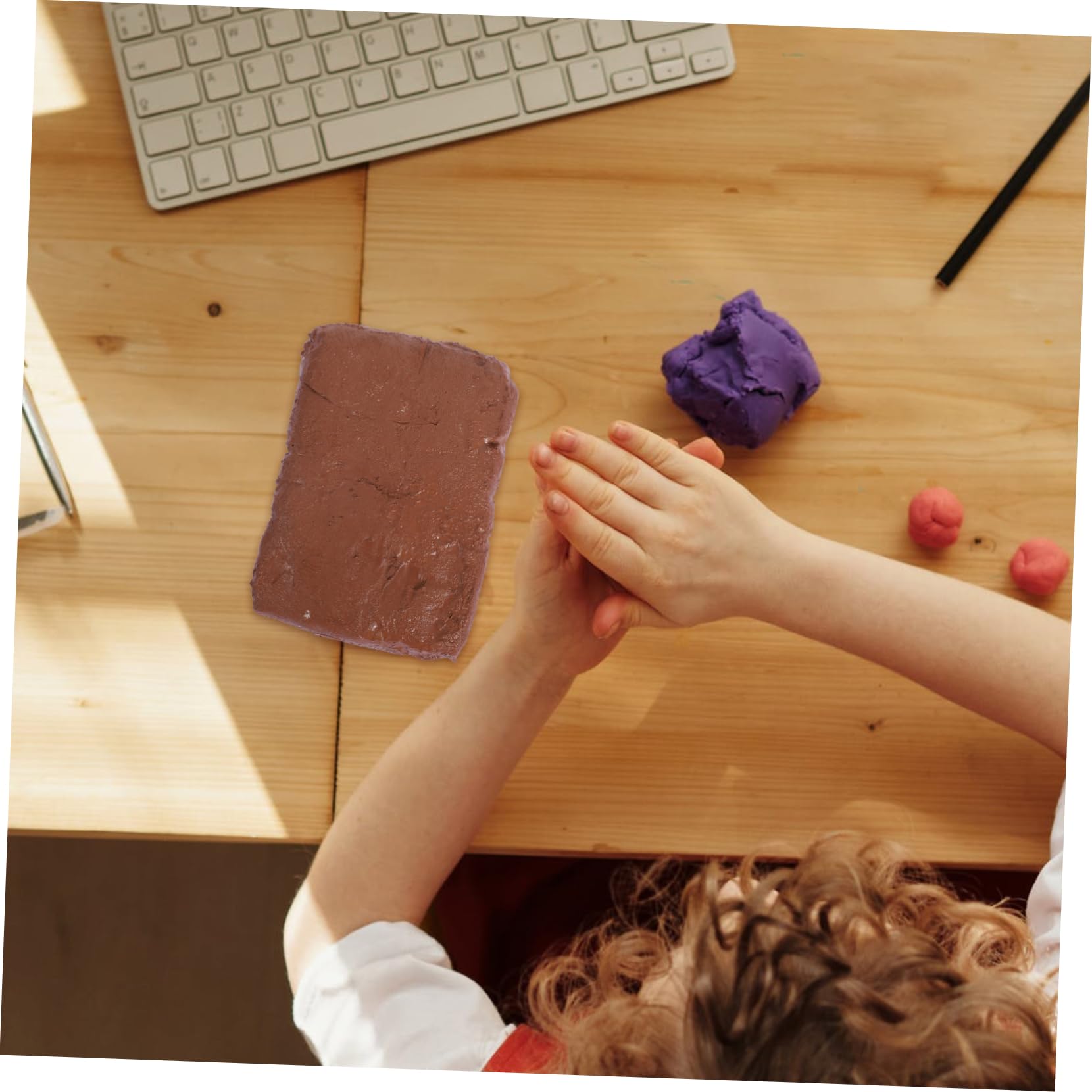 SHINEOFI Arcilla de Secado al Aire para Proyectos de Arte Manualidades Escolares y Escultura con Cubos Sellados para Tallado y Modelado Creativo