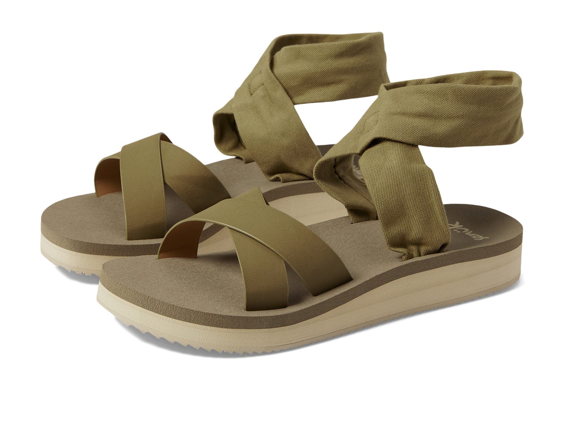 Sanuk Highland Sling ST nu-pieds à brides extensibles et semelle amortissante Soft Top - 6