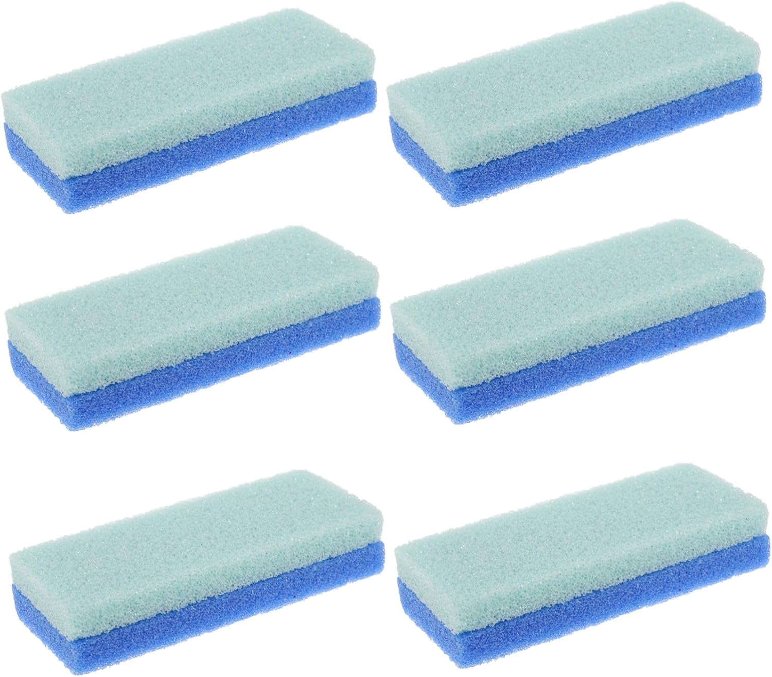 6pcs Pumice Stone Foot Scrubber for Dead Skin Removal and Callus Exfoliation Portable Foot Care Tool with Acupoint Massage for Home Office and Travel Use