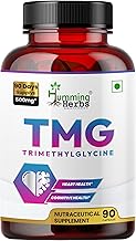 TMG Supplement Trimethylglycine 500 mg – 90 Vegan Capsules | Microcrystalline Encapsulation for Enhanced Bioavailability | Methyl Donor for Heart, Brain, & Homocysteine Support