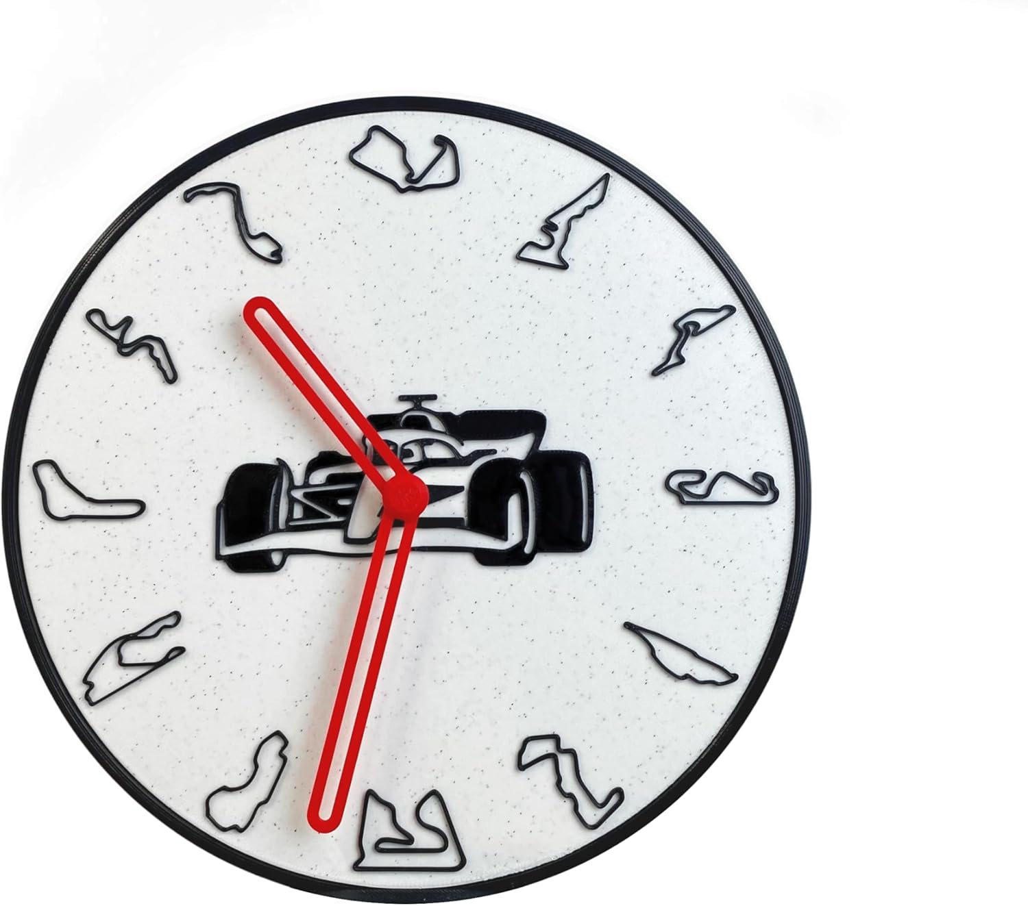 F1 Wall Clock | Formula 1 Circuits | High Quality 3D Printed Products