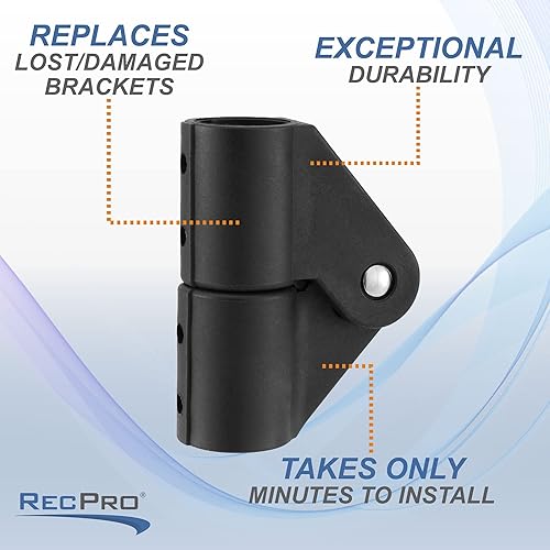 Miniatura 4 de RecPro Soporte giratorio para escalera plegable para caravana, paquete de 2