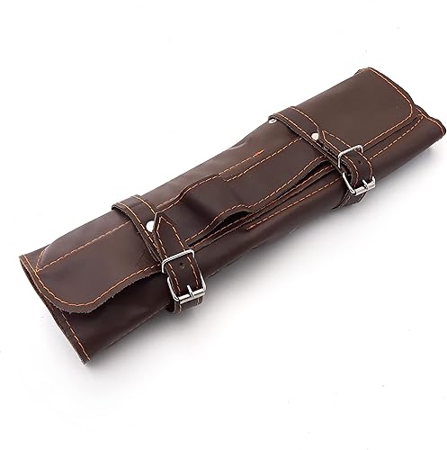 Miniatura 7 de Juego de cuchillos de chef de Damasco hechos a mano personalizadoscuchillos de cocina Juego de 5 piezas SS-17471, mango está hecho de madera naranja