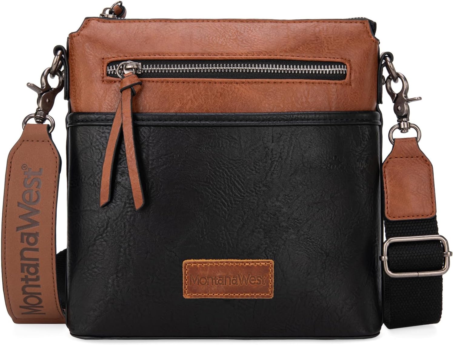 Montana West Crossbody Bag for Women Multi Pocket Cross Body Bag Purses with Guitar Strap