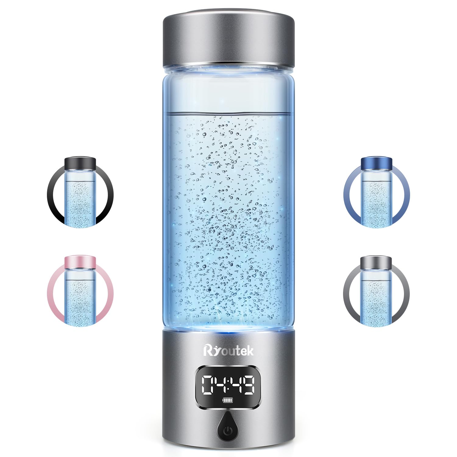 Amazon | 水素水生成器、5000PPB携帯式水素水 高濃度、水素イオン