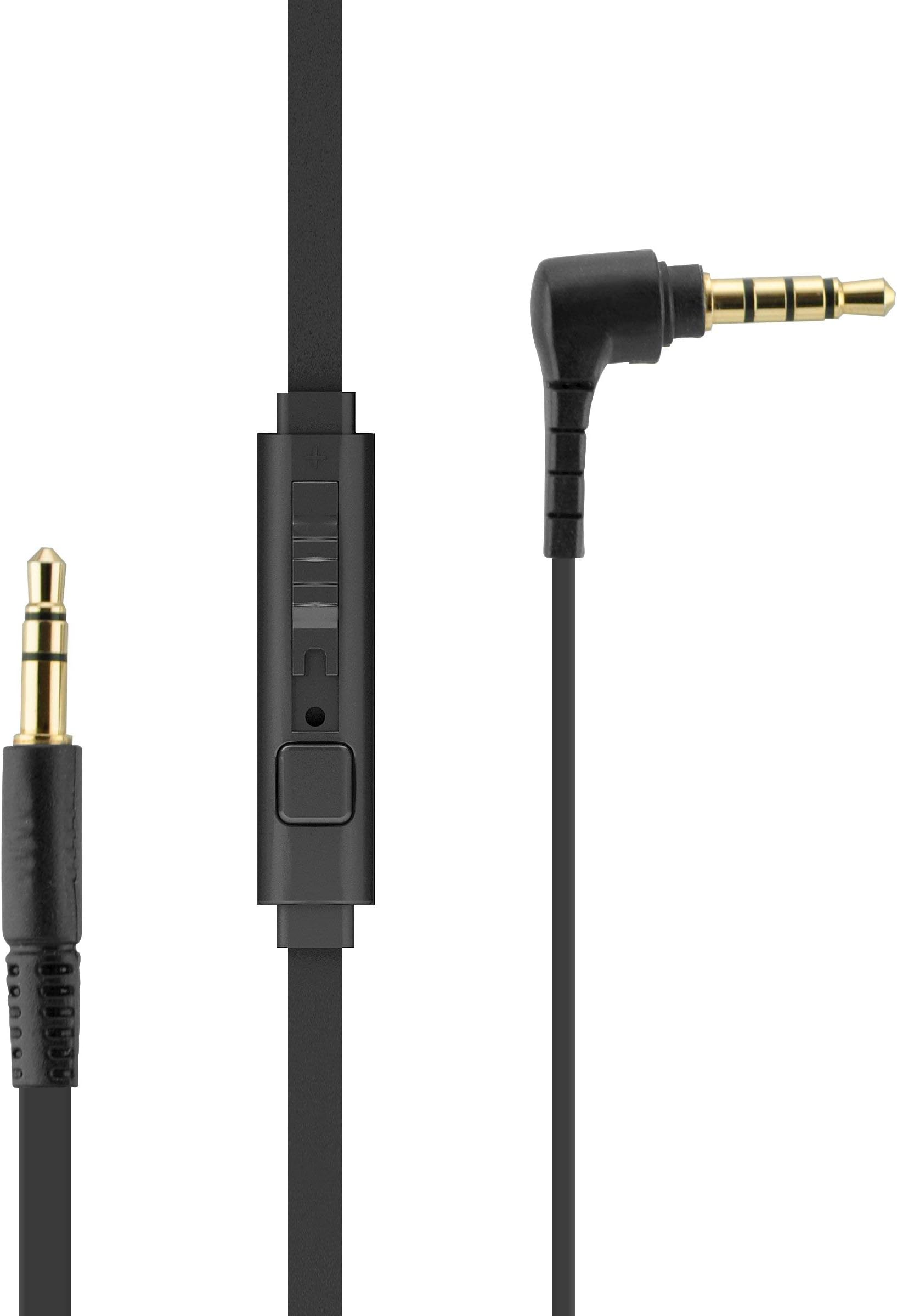 MEE audio ClearSpeak Universal Headset Cable with Boom Microphone, black, 51 inches (Cable-Mic-BK)