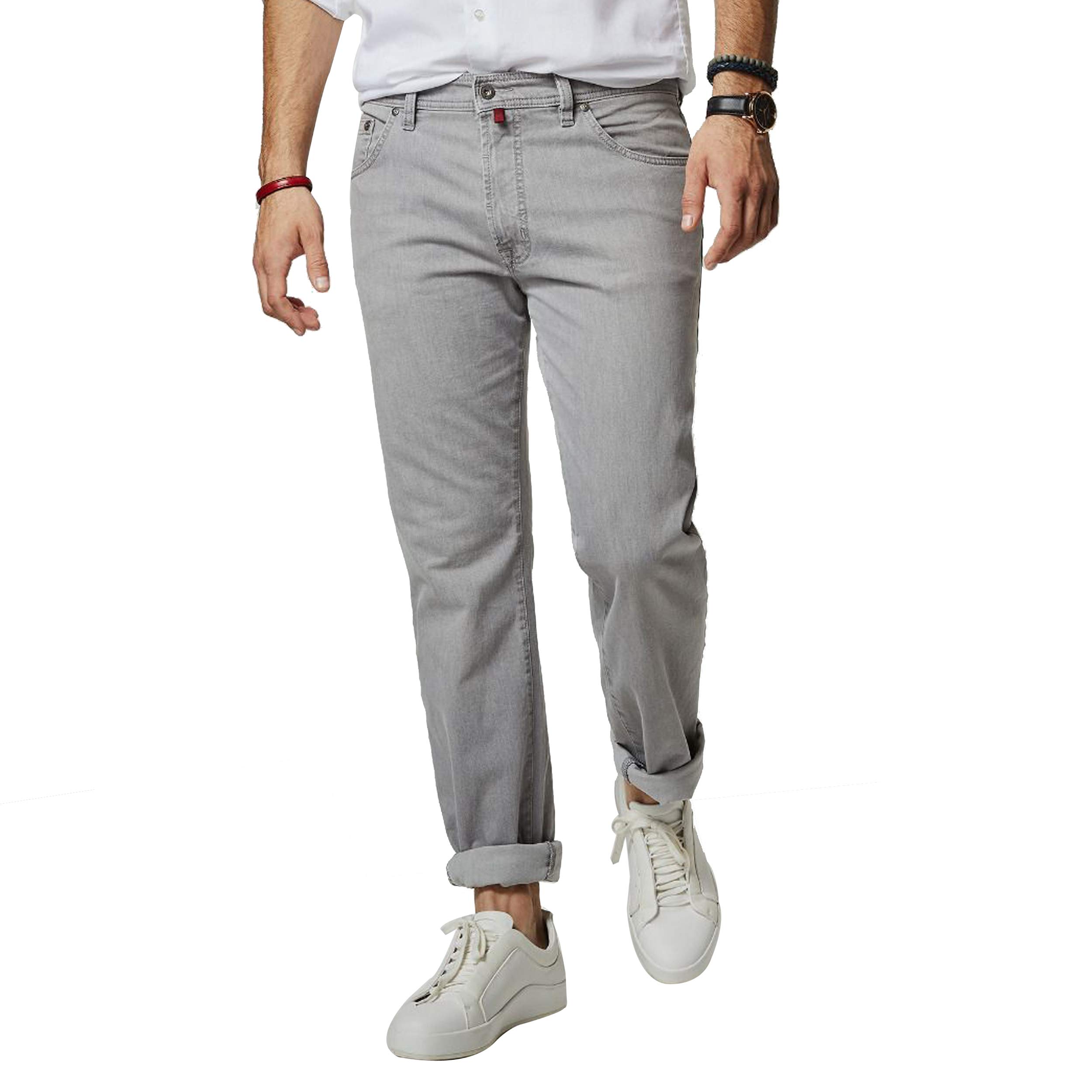 Pierre CardinMen's Deauville 3196 Straight Jeans, Black