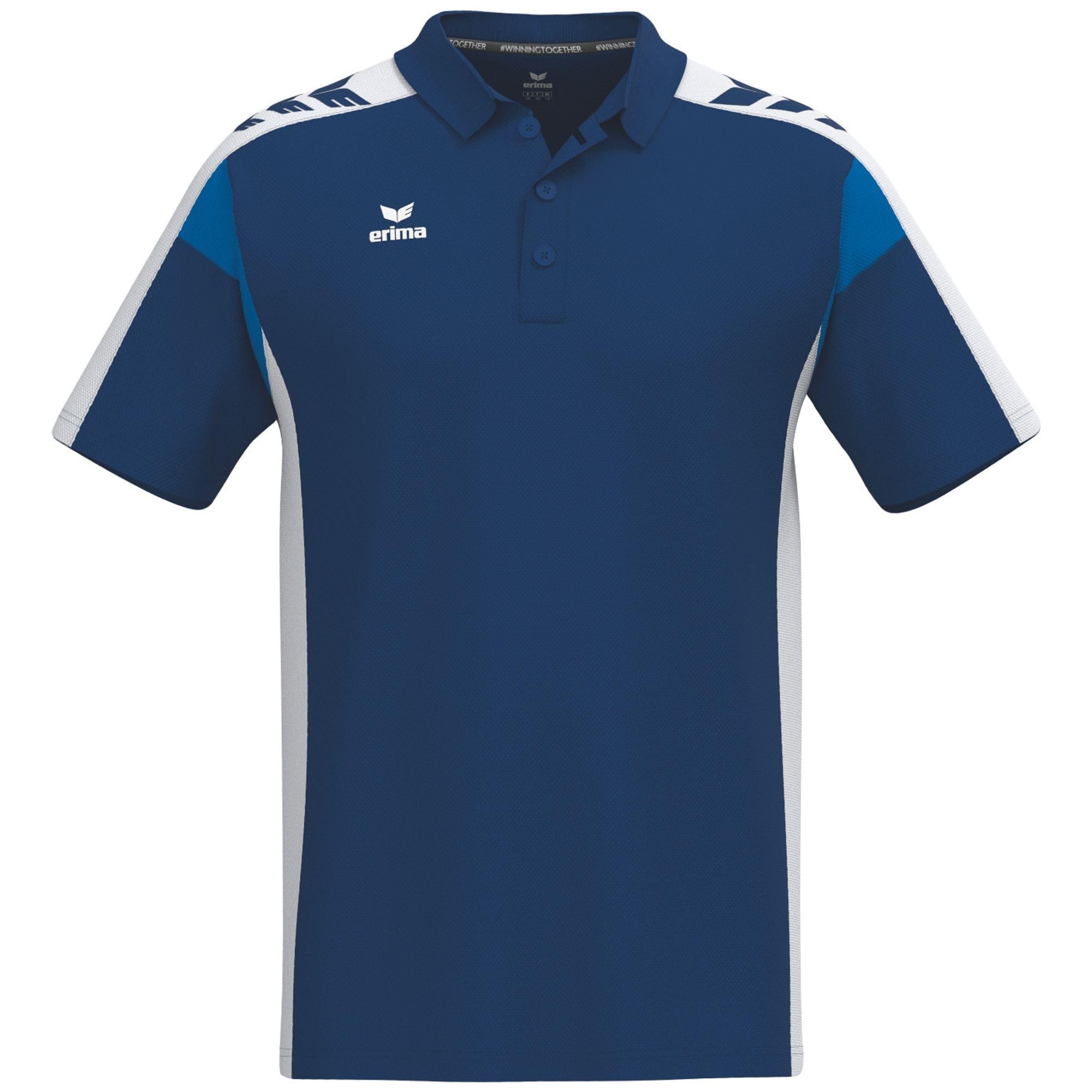Erima Unisex Celebrate 125 Performance Polo Shirt (1112507), new Navy/White, XXL