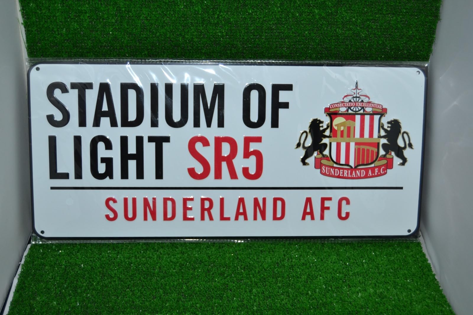 Yelaceccb Light Sunderland Afc Stadium Of Metal Street Sign. Safc Sports Memorabilia Street Sign 8X12 Inches