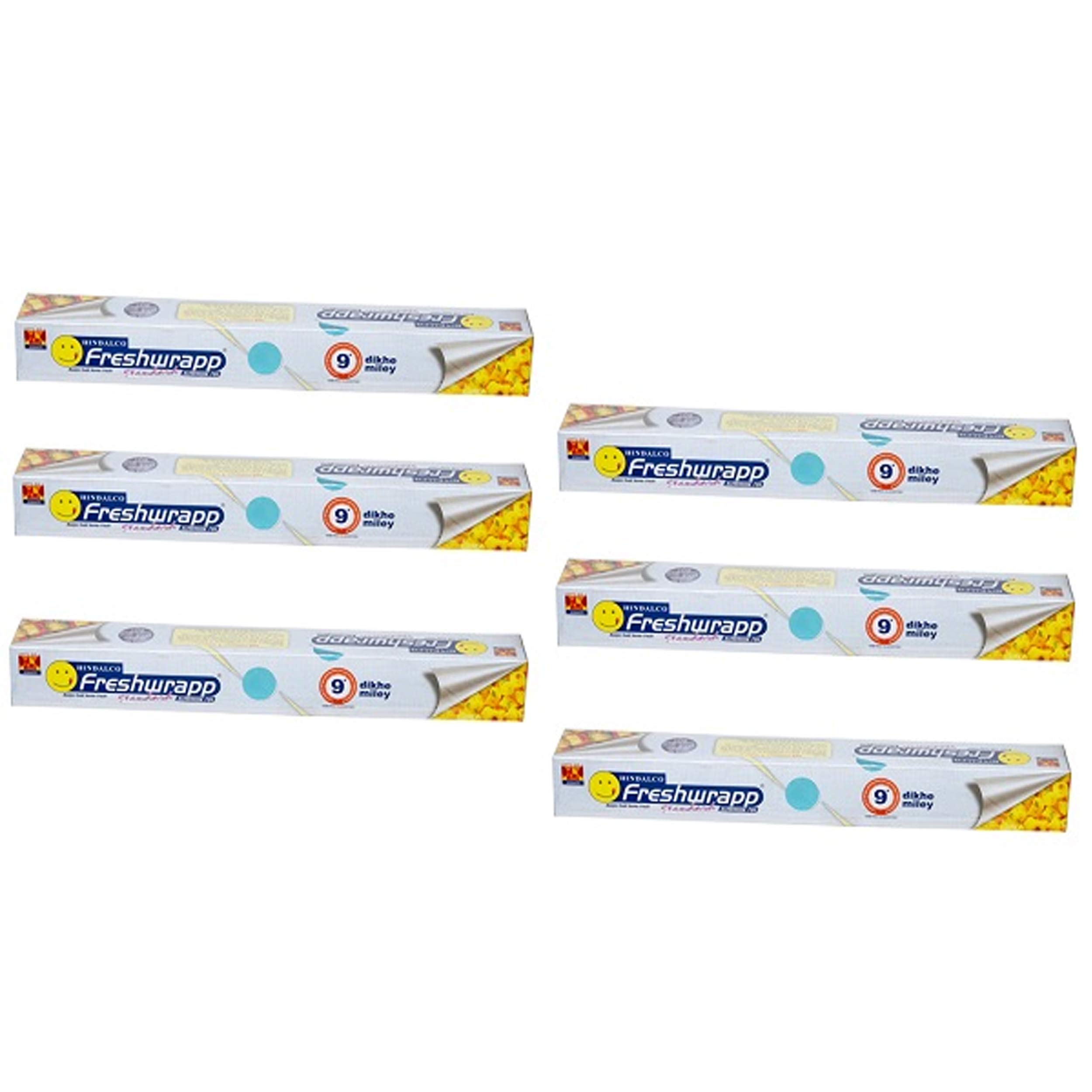 Freshwrapp Aluminium Foil For Wrapping, Freezing, Storing, Packaging Food (11 Microns) - 9 Metre (Pack Of 6) (B08JGX4F48) Amazon Price History, Amazon Price Tracker