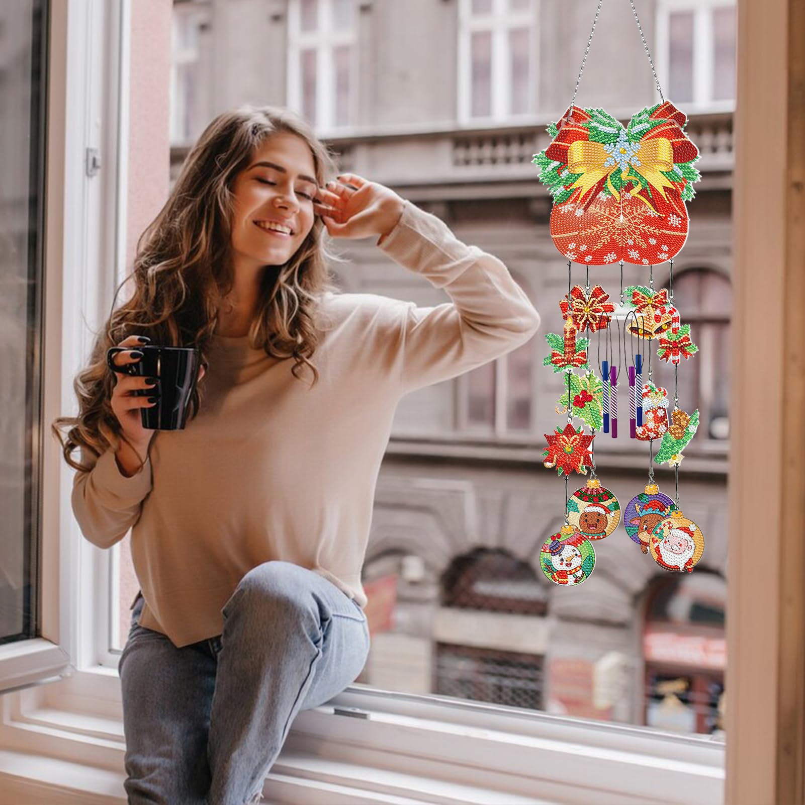 Campanelli Eolici Campanelli Eolici Fatti A Mano All'aperto Decorazione Domestica Gioielli Scuola Materna Aula Artigianato Interno Decorazione Creativa Campanello Eolico Commemorativo (Dim