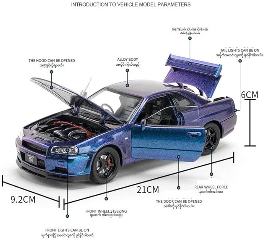 Amazon.co.jp: ミニカー スケールモデルカー 1/24 に適合 日産