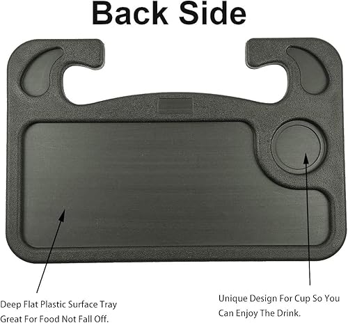 Miniatura 4 de Bandeja para volante para alimentos, mesa de automóvil, bandeja de viaje para niños, bandejas de asiento de escritorio de automóvil para comer,