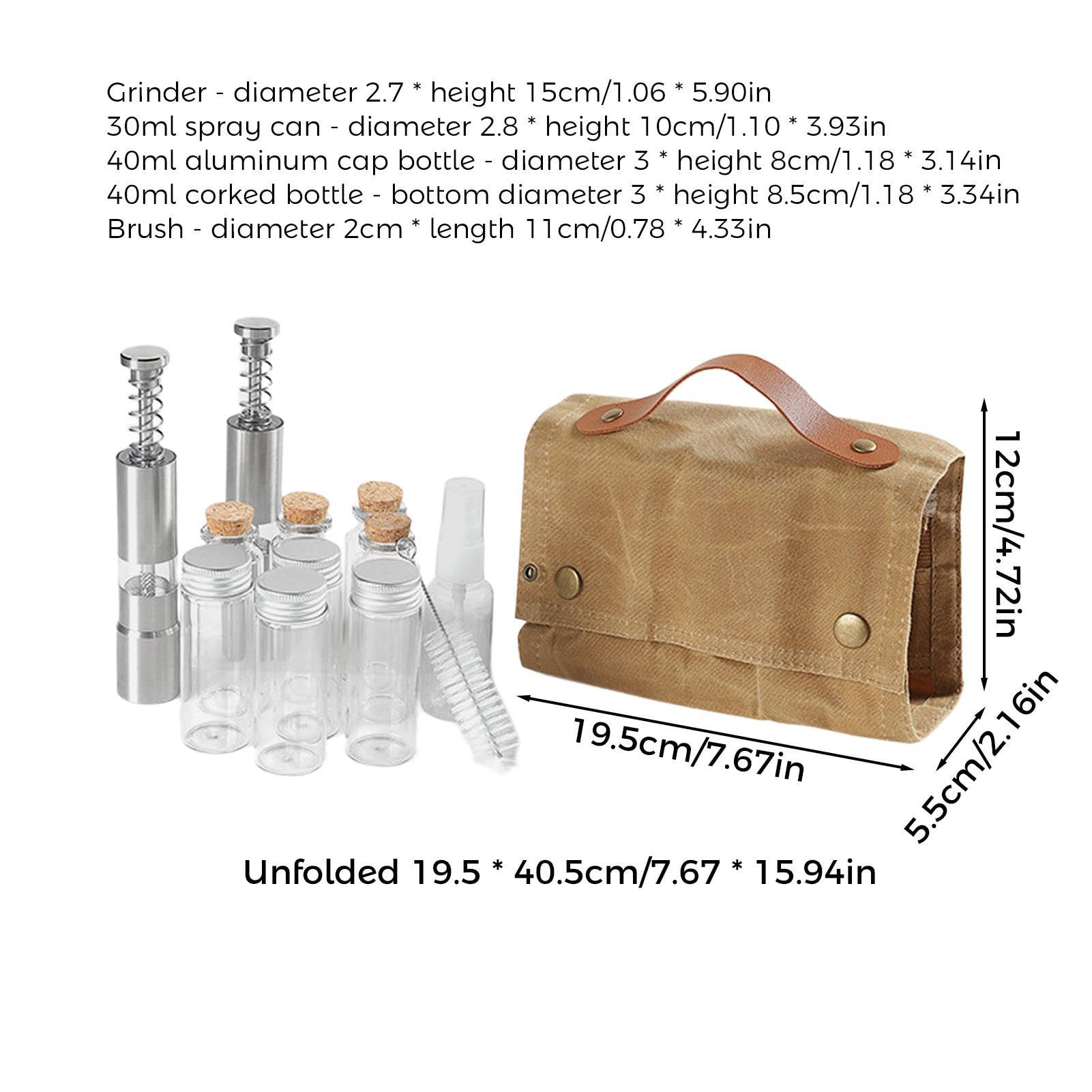 Kit de viaje, kit de condimentos de camping, contenedores de condimentos