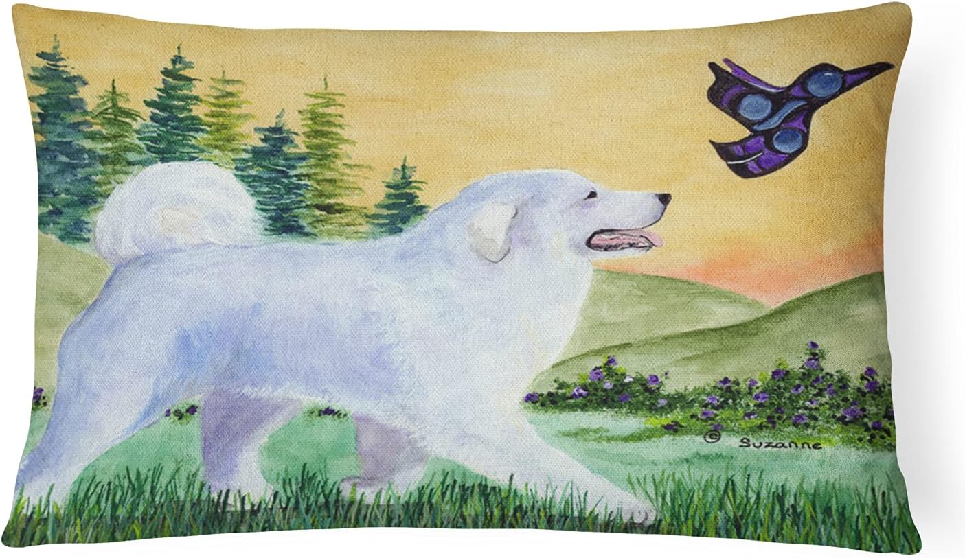 Caroline's Treasures SS8604PW1216 Cat - Ragdoll Canvas Fabric Decorative Pillow Machine Washable, Indoor Outdoor Decorative Pillow for Couch, Bed or Patio, 12HX16W