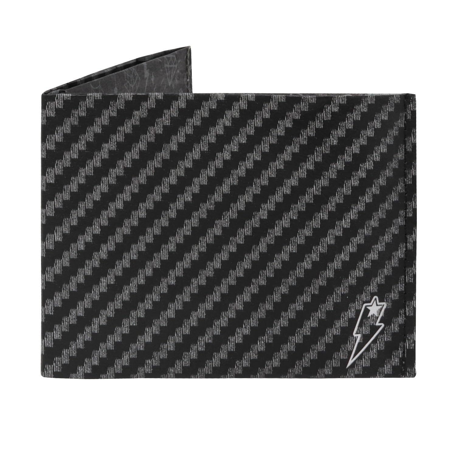 Supervek Carbon Fiber Stitched Paper Slim Wallet for Men | Minimalist Bifold Mighty Tyvek Mens Wallet, Dark Grey Men's Credit Card Wallets | Purse Gifts for Him Husband Boyfriend Boys Gents