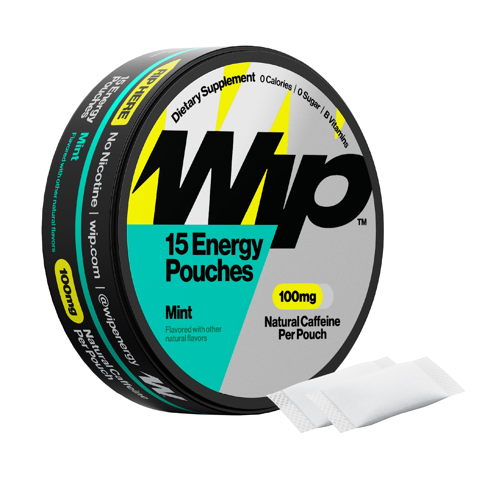 Amazon.com: Wip Energy Pouches | 100mg Natural Caffeine | Vitamins