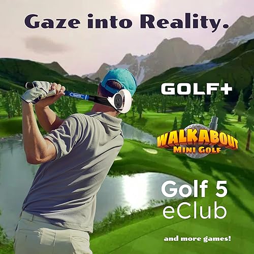 Miniatura 7 de GazeVR VR Golf Club Handle Attachment for Oculus Quest 2 Pro Grip Right & Left Controllers