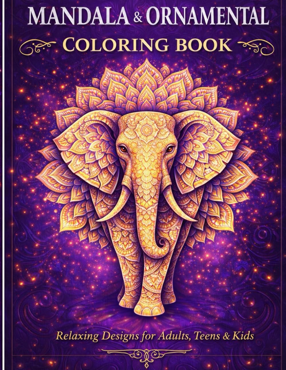African Animals Mandala Coloring Book: A Creative Mix of Mandala and Decorative Animal Desings Inspired by African Wildlife
