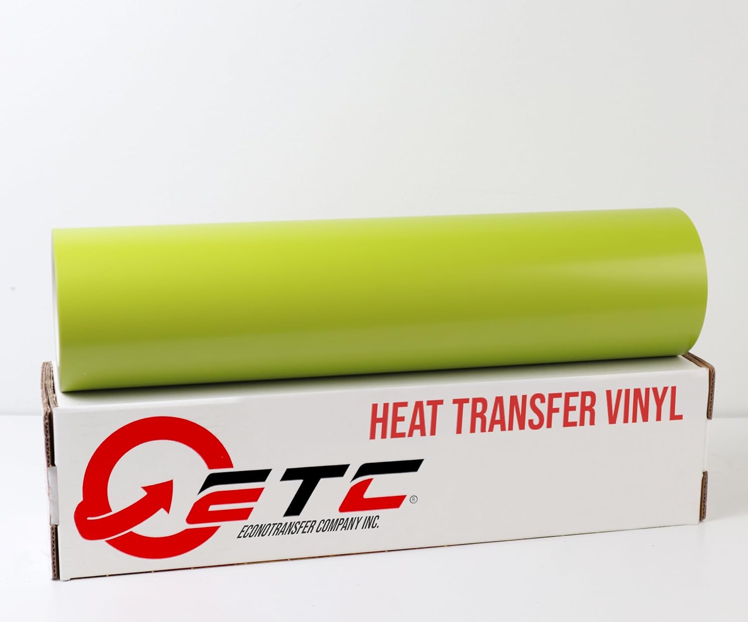 Puff Heat Transfer Vinyl- 20 inch Wide HTV Vinyl for Heat Press Iron on Vinyl for DIY T-Shirts Fabrics - EconoPuff Heat Transfer Vinyl (10 Yards, Kiwi)