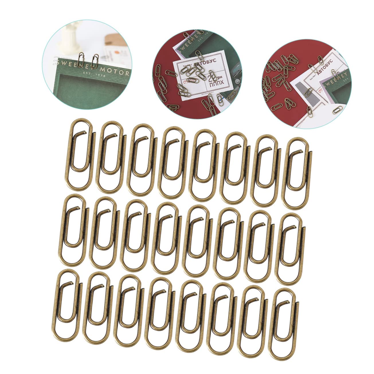 Baluue 500stücke Metall Büroklammern Paper Clips Aus Hochwertigem Metall Rostfrei Und Langlebig Für Schule Und Bürobedarf Kreative Büroorganisation