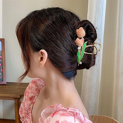 Miniatura 3 de MIOTEQ Flower For Women Geometric Hair Clip Hairpin Hair Accessories Headwear Hairgrips Gift (Color  S26)