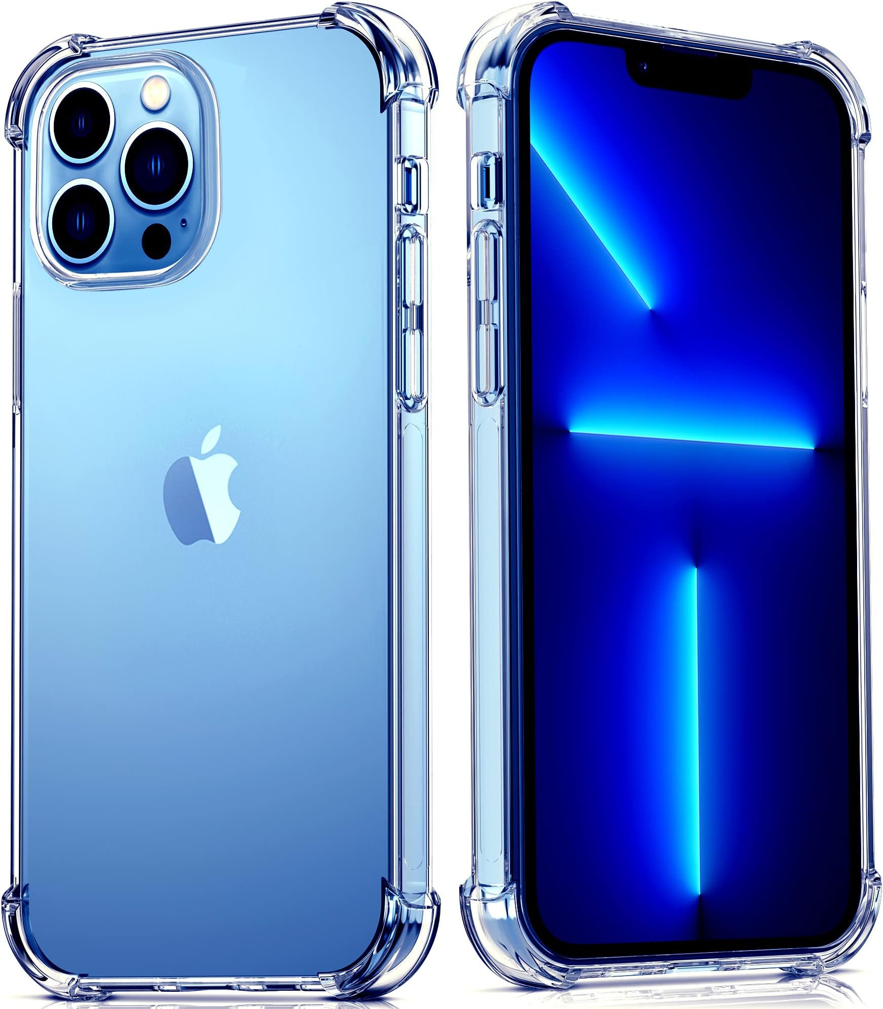 Clear Case for iPhone 13 Pro Max Transparent Phone Cover Shockproof Protective