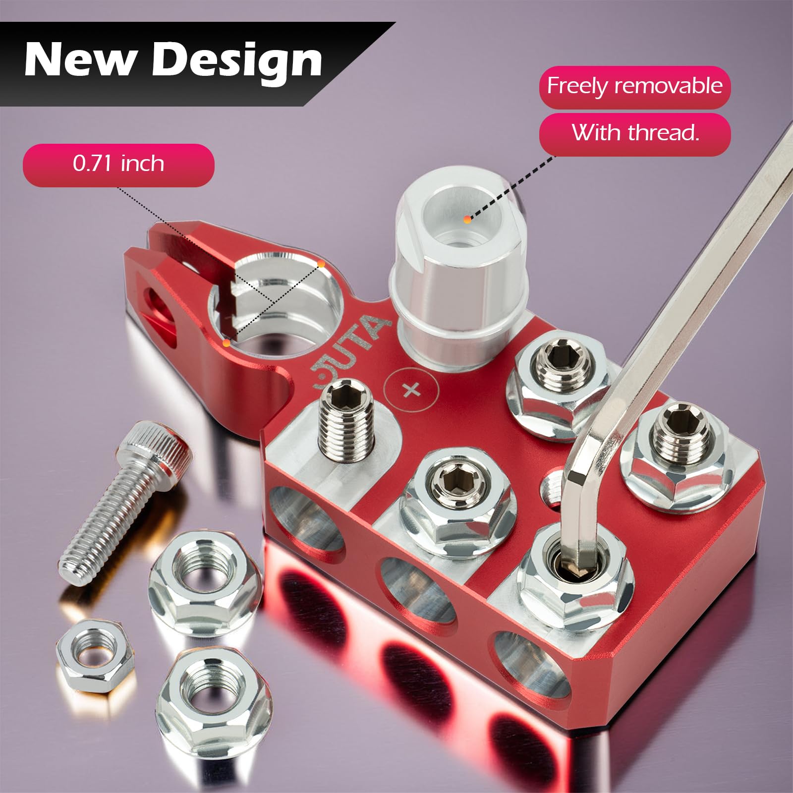 Amazon.com: JUTA Battery Terminal Connectors, Colored Anode Top