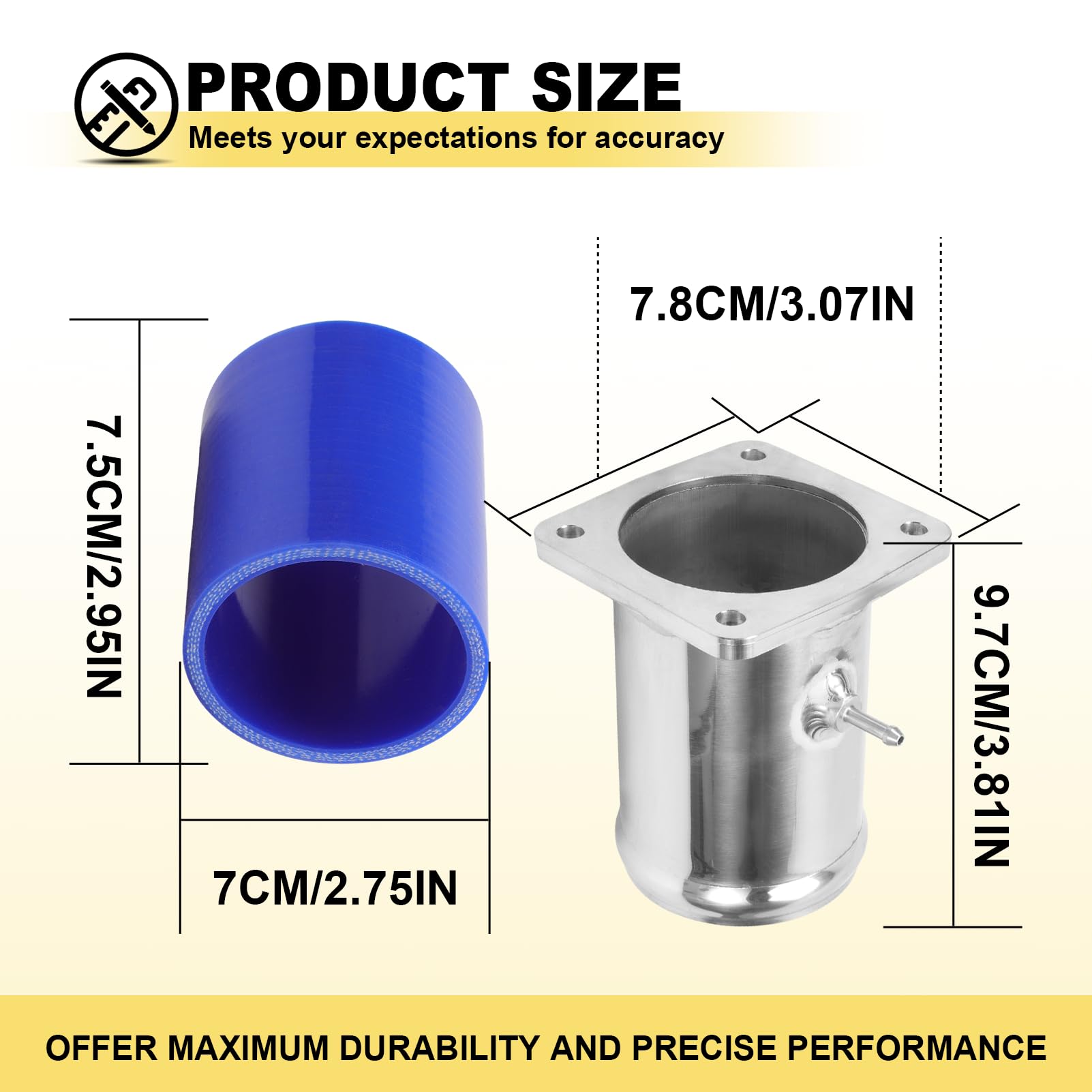 Kit Supresión EGR para Mercedes-Benz E300 W210 S210 OM606 3.0 TD 1995-2002, Kit Eliminación Válvula Aluminio