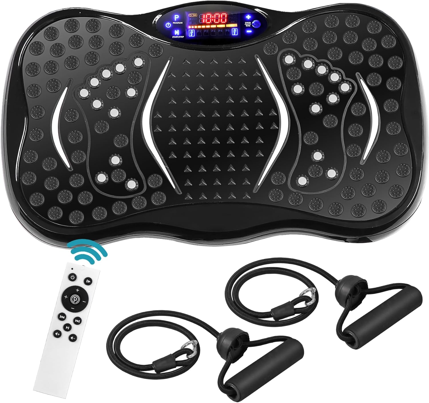 ZENY Vibration Platform Exercise Machine Lymphatic Drainage Full Body Shaker Workout Fitness Machine for Weight Loss, Vibrating Plate