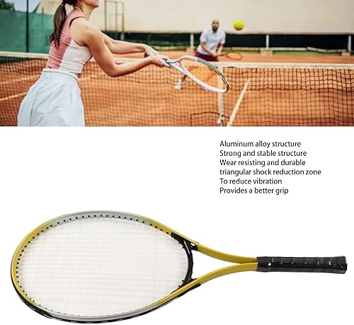 Miniatura 3 de Topyond Raqueta de tenis, raqueta para adultos para hombres y mujeres, aleación de aluminio ultraligera, raquetas de tenis para entrenamiento,