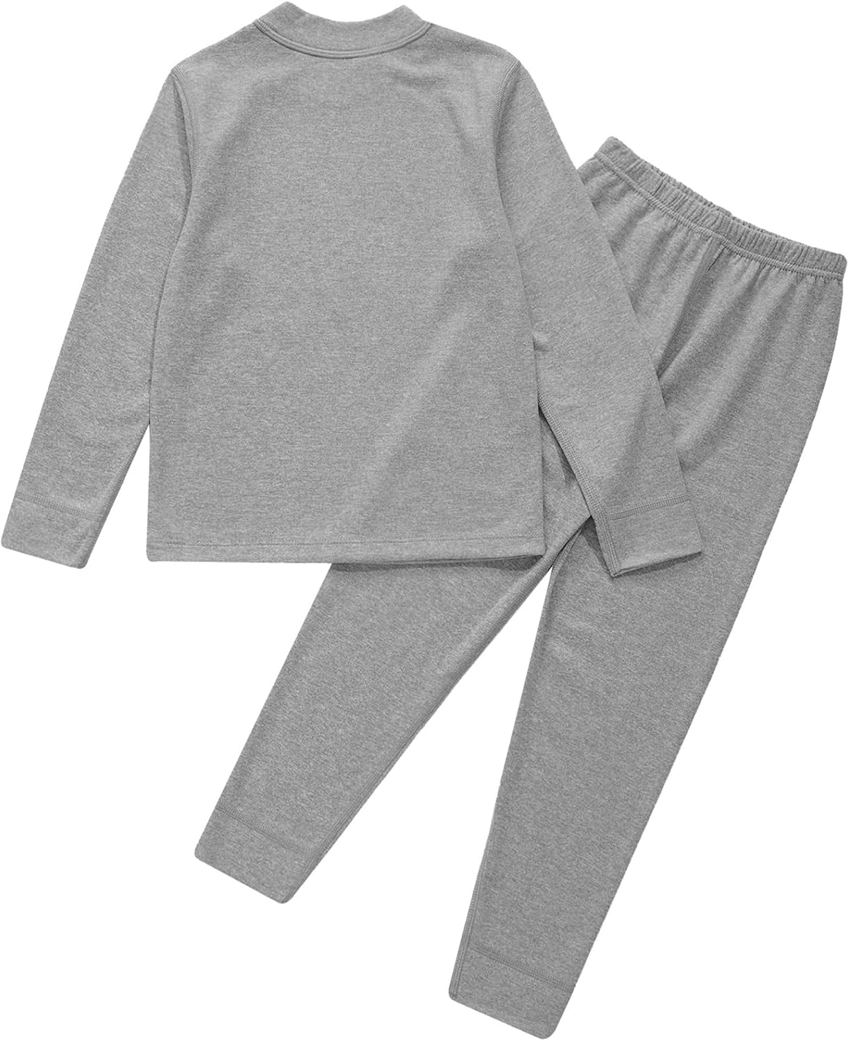 Kids Boys Girls 2 Piece Thermal Underwear Set Base Layer Tops and Bottoms Compression Long Johns Set