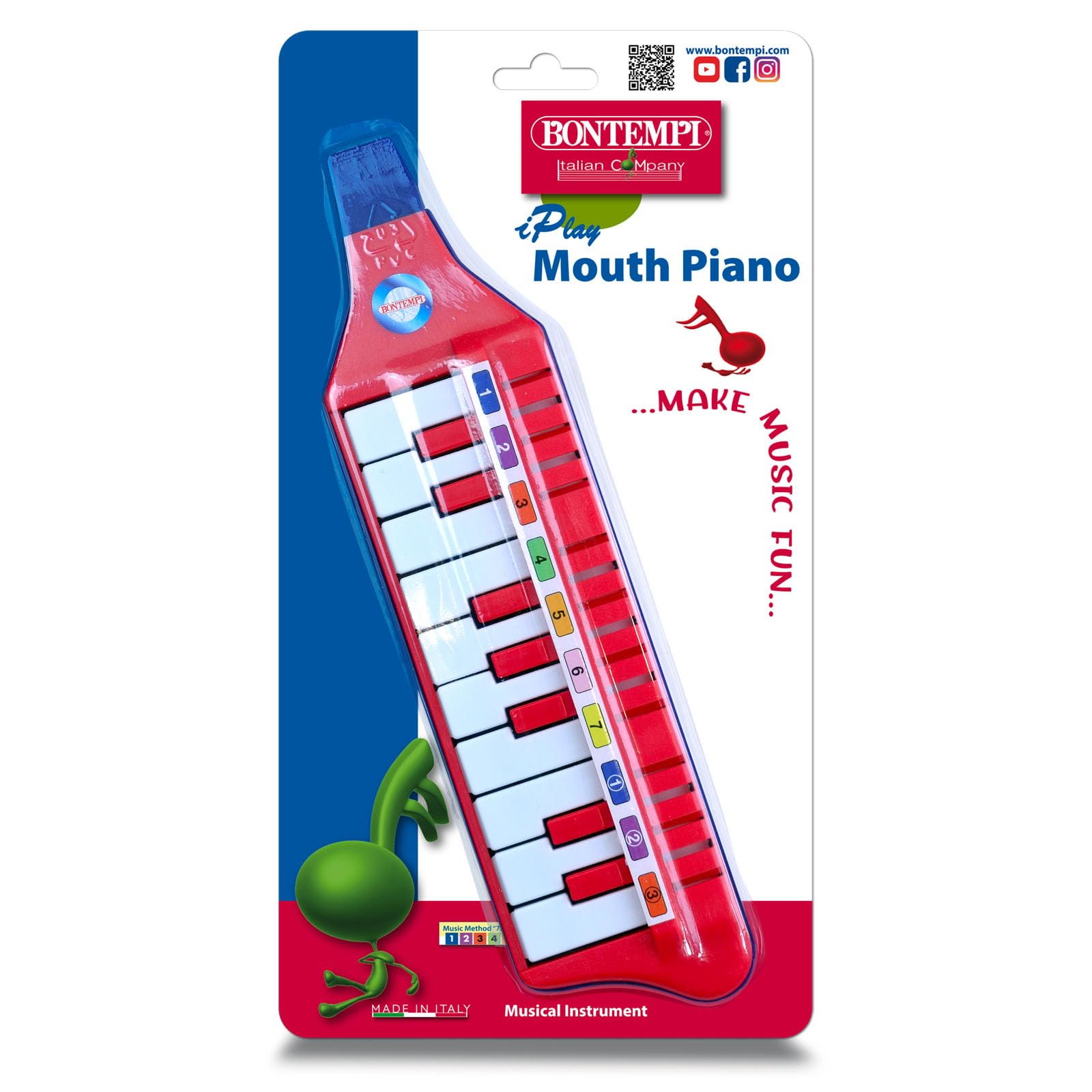 Bontempi - 331012 - Instrument de Musique - Mélodica - 10 Touches