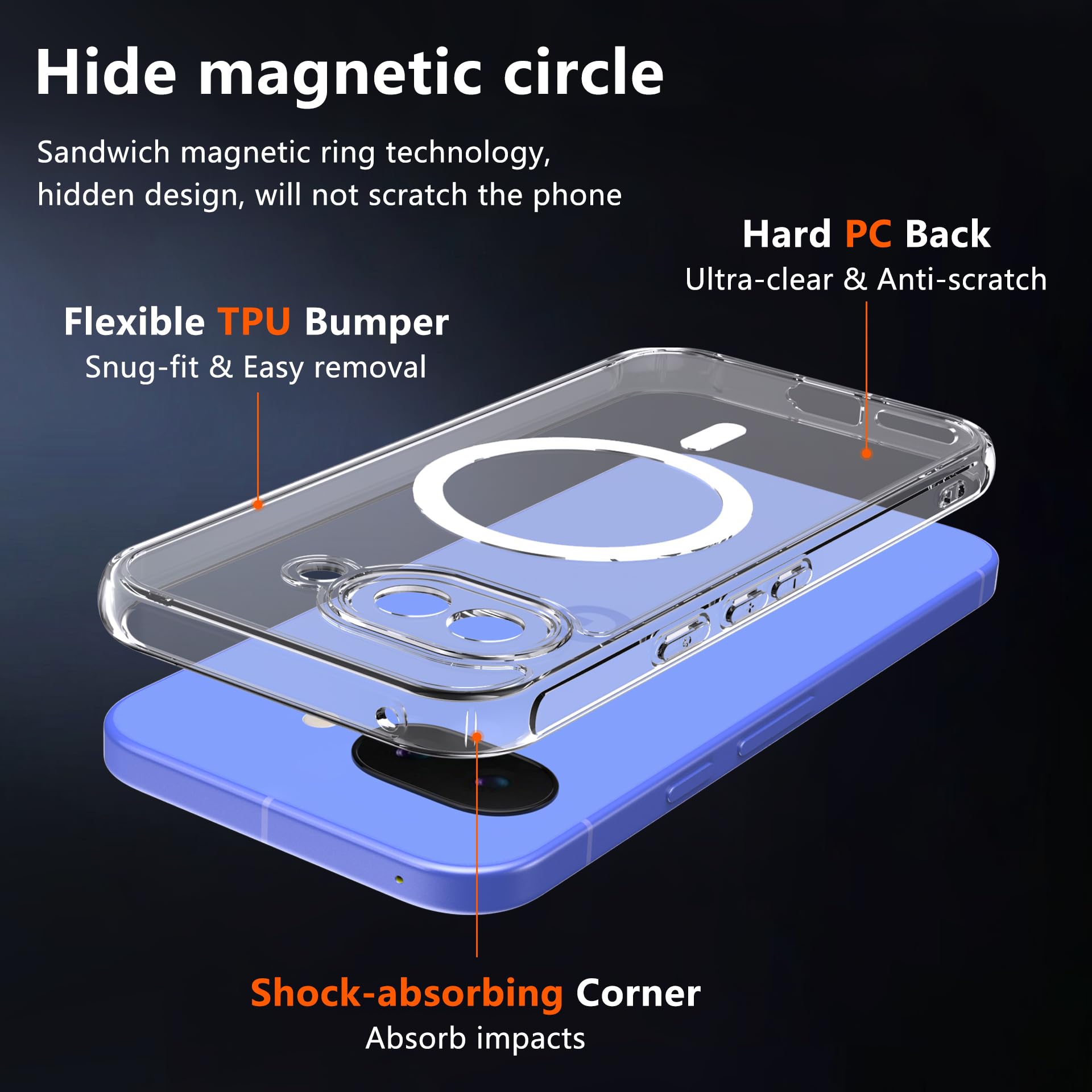 Asuwish Cover per Google Pixel 4a 4G con Cordino e Pellicola Vetro